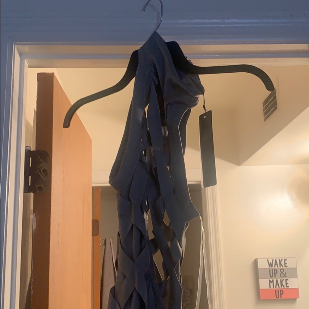 Gray dress with tags still attached